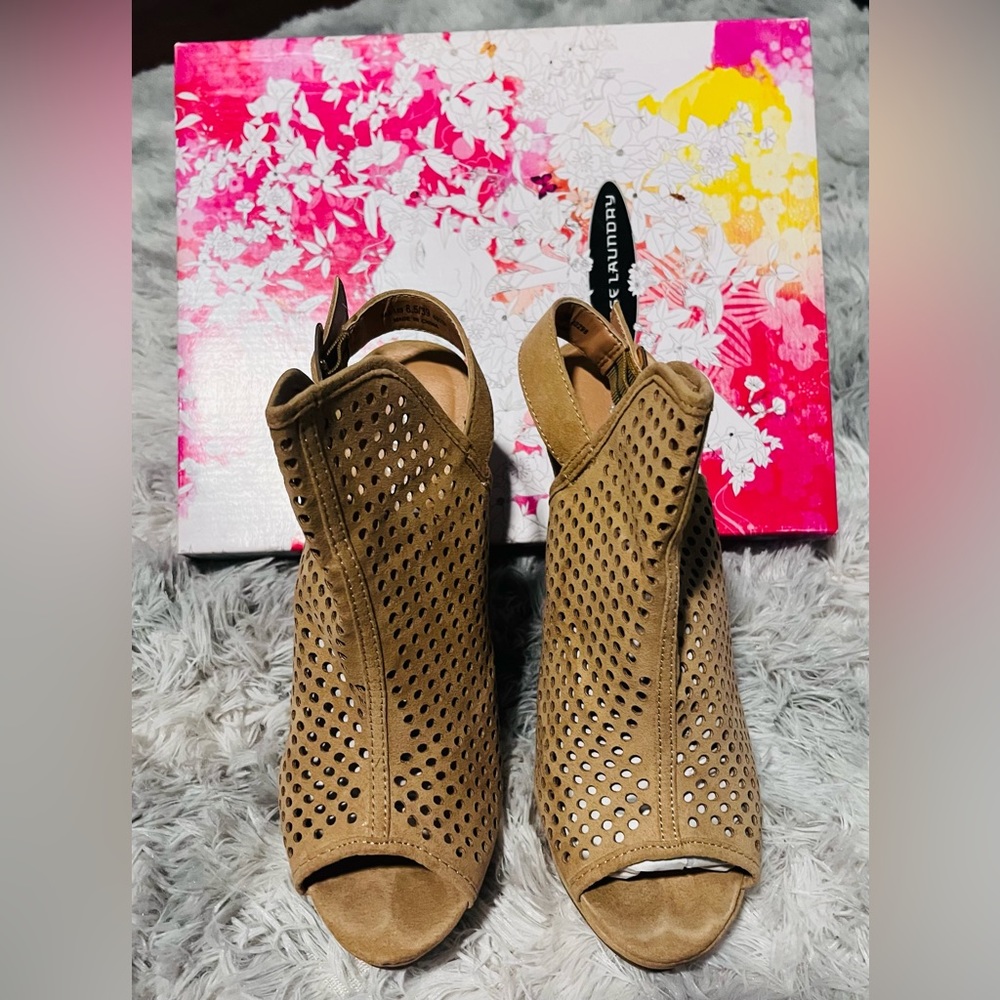 CHINESE LAUNDRY wedges heels.  Worn a handful of times, some scuffing on bottom